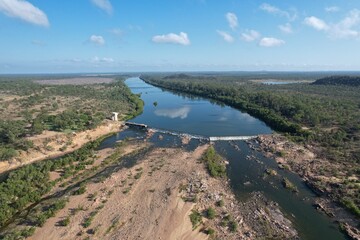 Aerial photo of Charters Towers Queensland Australia