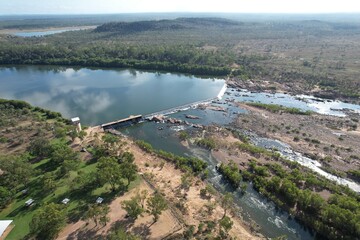 Aerial photo of Charters Towers Queensland Australia