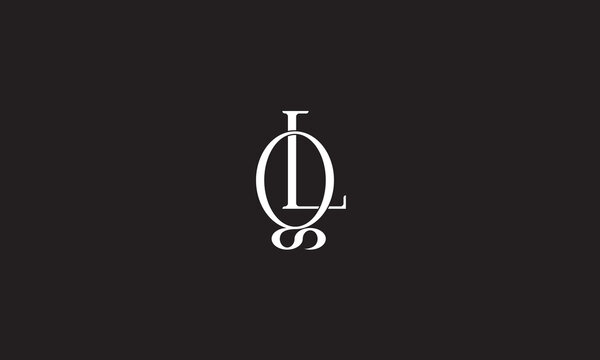 QL, LQ, L, Q Abstract Letters Logo Monogram	