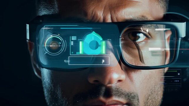 Exploring augmented reality glasses technology at a tech conference