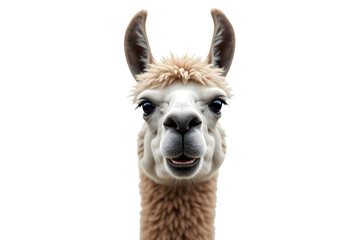 Fototapeta premium llama - Lama glama South American camelid Animal PNG