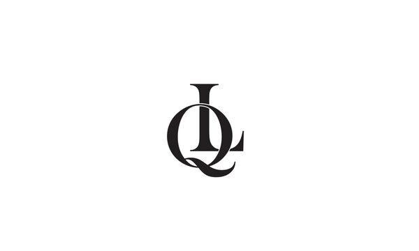  QL, LQ, L, Q Abstract Letters Logo Monogram