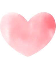 Pink heart icon with sweet color and cool 