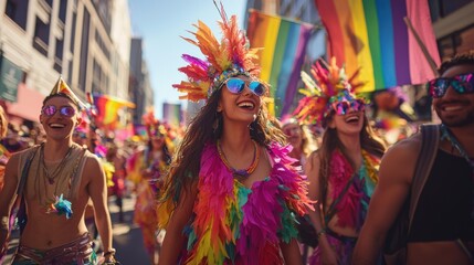 Rainbow Revelry: Pride Parade Joy and Celebration