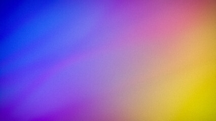 A vibrant 4K gradient background blending shades of blue, purple, and yellow with a subtle grainy texture. Perfect for eye-catching wallpapers, modern designs, and creative digital projects