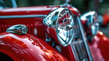 Close up photo of old 90's car new car half half mg hs AI generated