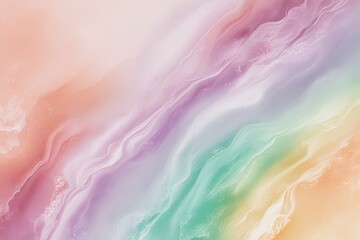 Obraz premium Whimsical Textured Gradient Background in Peach Lilac and Mint with Dreamy Color Flow