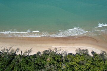 Aerial photo of Cow Bay Daintree Queensland Australia
