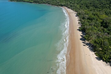 Aerial photo of Cow Bay Daintree Queensland Australia