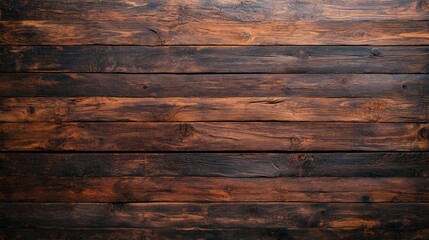 Naklejka premium Dark Wooden Plank Background Texture