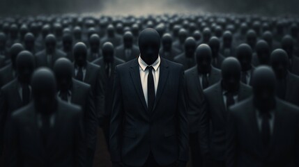 Fototapeta premium Faceless Business Men in Suits