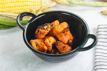 Indian cuisine - Fish Tikka barbecue