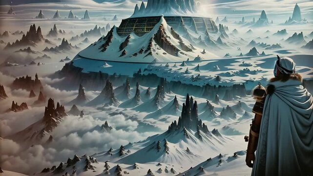 The Mythical City in Hyperborea. The object of interest of paranormal research-4K