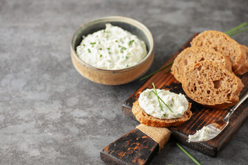 Benedictine spread. Cream cheese with cucumber and spring onions. United States cuisine