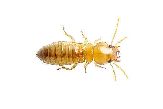 Close-up image of a termite showcasing its intricate features and structure, ideal for educational and scientific use.