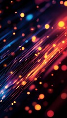 Fototapeta premium A vibrant abstract background featuring dynamic streaks of color, creating a sense of movement and energy. Perfect for design projects.