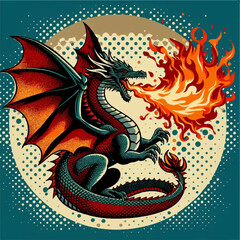 fire breathing dragon