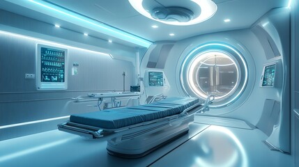 Futuristic Hospital Room Interior Design