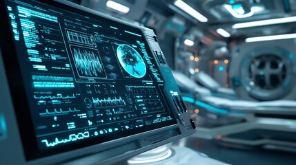 Obraz premium Futuristic Medical Facility