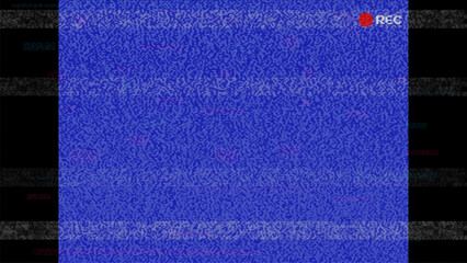 Retro CCTV or VHS video noise background Vintage horizontal scan lines with vignette border. Grunge	