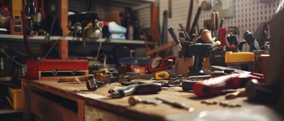 Naklejka premium Bicycles are parked in an orderly row beside an old brick wall, bathed in the warm light of the late afternoon sun, evoking a nostalgic charm.