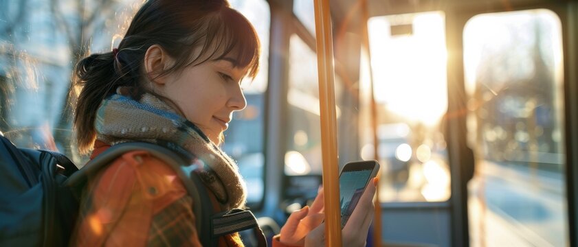 A young woman in an apron stands in a cozy pottery workshop, holding a cup with a warm smile, embodying creativity and artisanal passion.
