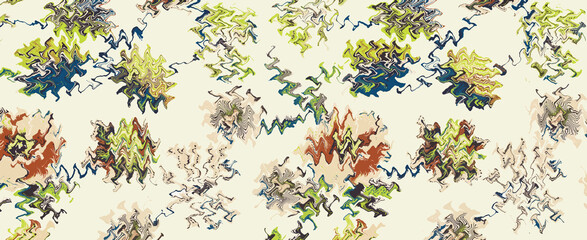 Digital And Textile Design Pattern