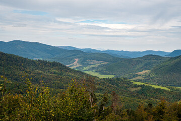 Slovenske rudohorie mountains in Slovakia - view near entrance to Ochtinska argonitova jaskyna cave