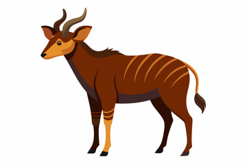 saola vector style on a white background