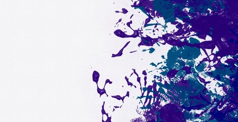 Fototapeta premium abstract splash paint with paper texture ink design color wallpaper background