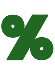 シンプルなパーセントの文字イラスト素材