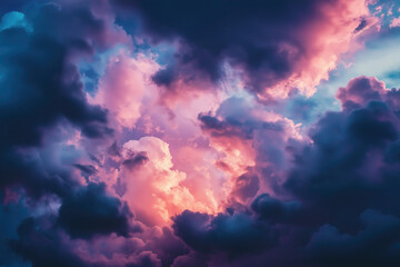 colorful clouds