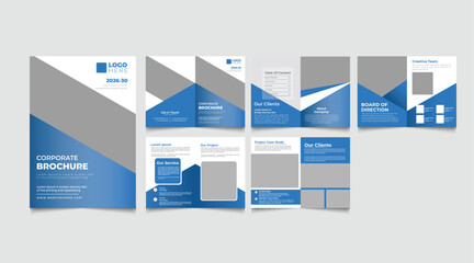 Corporate multipurpose business brochure template design