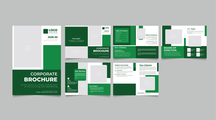 Corporate multipurpose business brochure template design