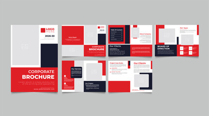Corporate multipurpose business brochure template design