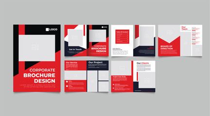 Corporate multipurpose business brochure template design