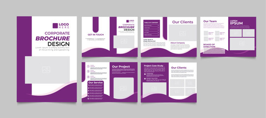 Corporate multipurpose business brochure template design