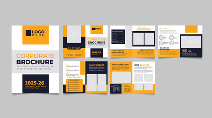 Corporate multipurpose business brochure template design