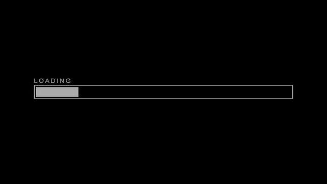 Its Totally transparent alpha format. .2024 Loading Progress bar loading as we approach in yt video. video animation of loading bar. Load animation.