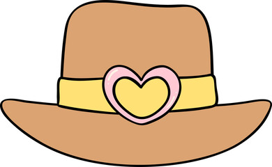 Groovy Thanksgiving pilgrim hat Pastel Doodle Drawing  Trendy Retro