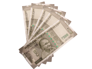 Indian 500 Rupees Note - Authentic Currency Bill of India