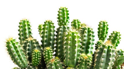 Cactus on a white backdrop