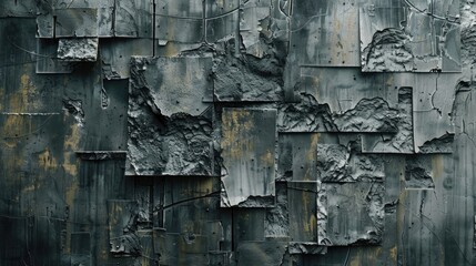 Cement walls on the surface