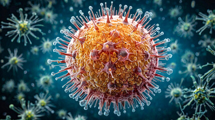 monkeypox virus background, Mpox photo