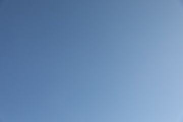 Picturesque view of clean light blue sky