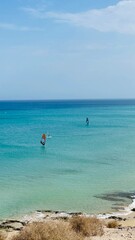 Windsurf in the ocean