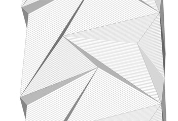 Architecture building 3d. Concept sketch.