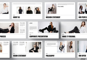 Corporate Presentation Layout