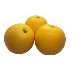 orange on white background