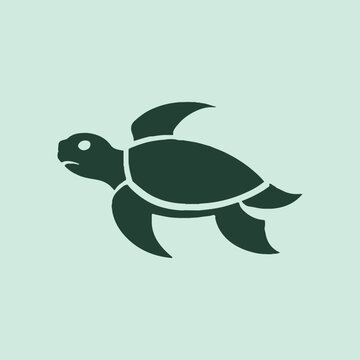 recommend clip art: illustration of minimalist outline of a turtle